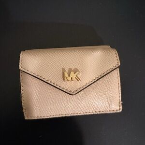 Michael Kors Light Rose Leather Card Holder